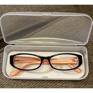 Apple Bottoms AB 729-A2 Eyeglasses Frame Black Pink Flex For Comfort Fit  Trendy